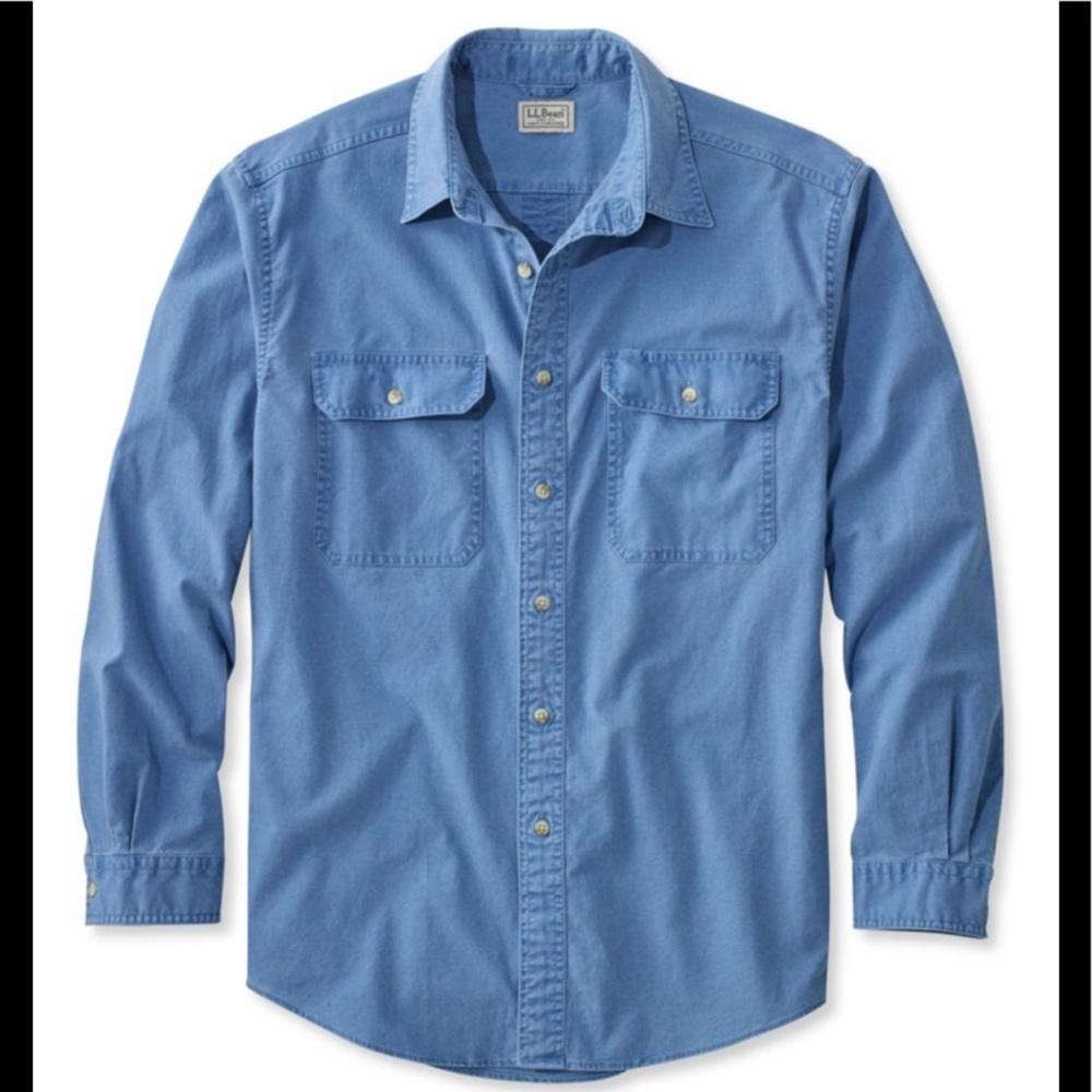 L.L. Bean Sunwashed Buttondown Shirt